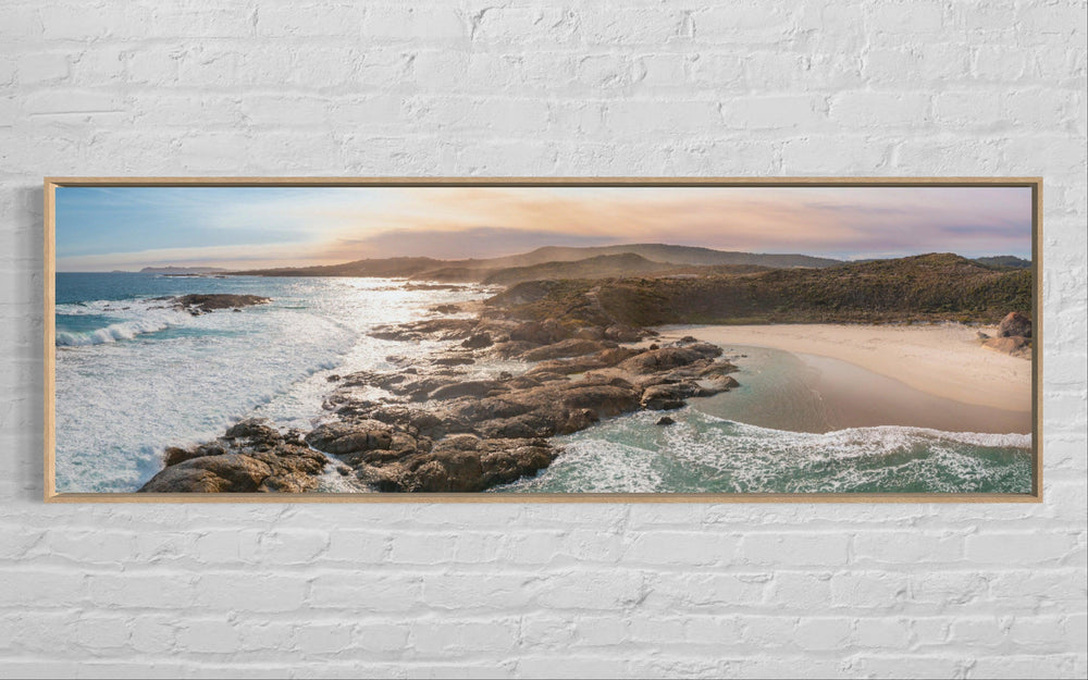 Lights Beach - Landscape Canvas - Sixty Summers